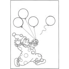 Balloon (Objects) coloring page #169605 to print and color