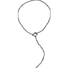 Balloon (Objects) coloring page #169689 to print and color