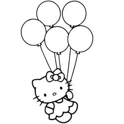 Balloon (Objects) coloring page #184808 to print and color