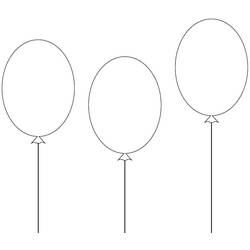 Balloon (Objects) coloring page #184814 to print and color