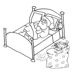 Bed (Objects) coloring page #167930 to print and color
