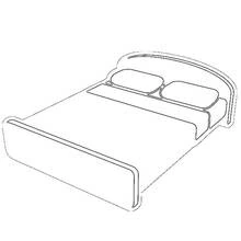 Bed (Objects) coloring page #168107 to print and color