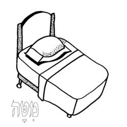 Bed (Objects) coloring page #168110 to print and color