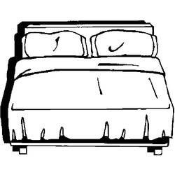 Bed (Objects) coloring page #168121 to print and color