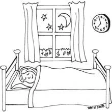 Bed (Objects) coloring page #168127 to print and color