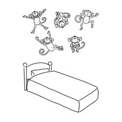 Bed (Objects) coloring page #168130 to print and color