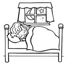 Bed (Objects) coloring page #168196 to print and color