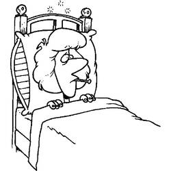 Bed (Objects) coloring page #168205 to print and color