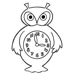 Clock (Objects) coloring page #172846 to print and color