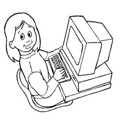 Computer (Objects) coloring page #179607 to print and color