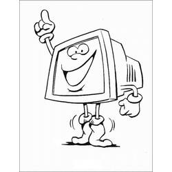 Computer (Objects) coloring page #179612 to print and color