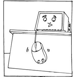 Computer (Objects) coloring page #179616 to print and color