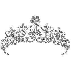 Crown (Objects) coloring page #195942 to print and color