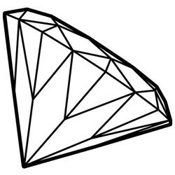 Diamond (Objects) coloring page #202836 to print and color