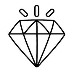 Diamond (Objects) coloring page #202846 to print and color