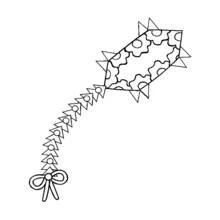 Kite (Objects) coloring page #168331 to print and color