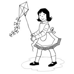 Kite (Objects) coloring page #168334 to print and color