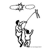 Kite (Objects) coloring page #168372 to print and color