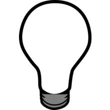 Light bulb (Objects) coloring page #119383 to print and color