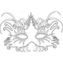 Mask (Objects) coloring page #120474 to print and color