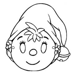 Mask (Objects) coloring page #120513 to print and color