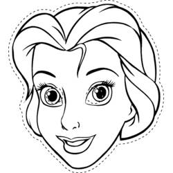 Mask (Objects) coloring page #120517 to print and color