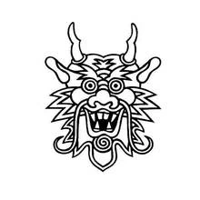 Mask (Objects) coloring page #120529 to print and color