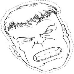 Mask (Objects) coloring page #120585 to print and color