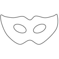 Mask (Objects) coloring page #120589 to print and color
