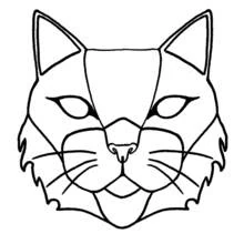 Mask (Objects) coloring page #120612 to print and color