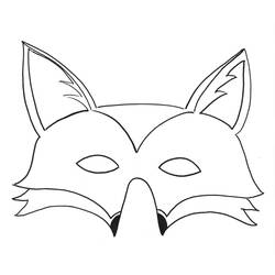 Mask (Objects) coloring page #120662 to print and color