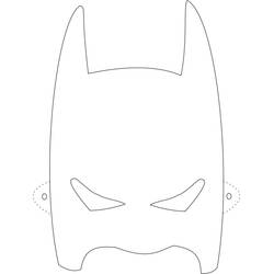 Mask (Objects) coloring page #120668 to print and color