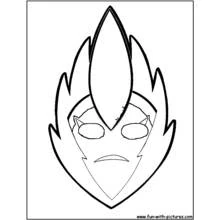 Mask (Objects) coloring page #120715 to print and color