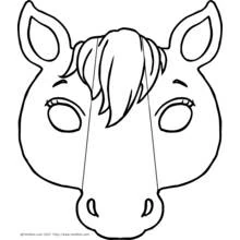 Mask (Objects) coloring page #120742 to print and color