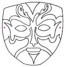 Mask (Objects) coloring page #120760 to print and color