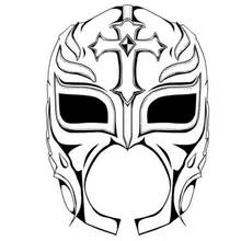 Mask (Objects) coloring page #120788 to print and color