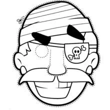 Mask (Objects) coloring page #120791 to print and color