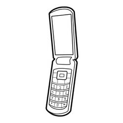 Phone (Objects) coloring page #192609 to print and color