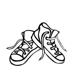 Shoe (Objects) coloring page #211583 to print and color