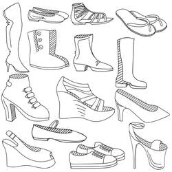 Shoe (Objects) coloring page #211587 to print and color