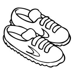 Shoe (Objects) coloring page #211598 to print and color