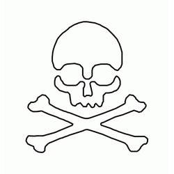 Skull (Objects) coloring page #181133 to print and color