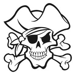 Skull (Objects) coloring page #181144 to print and color