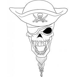 Skull (Objects) coloring page #204897 to print and color