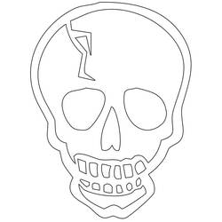 Skull (Objects) coloring page #204906 to print and color