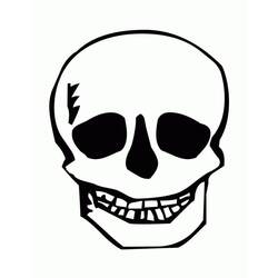 Skull (Objects) coloring page #204917 to print and color