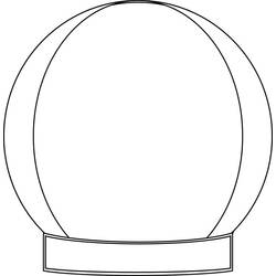 Snow Globe (Objects) coloring page #202645 to print and color