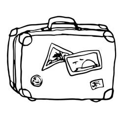 Suitcase (Objects) coloring page #217442 to print and color
