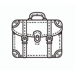 Suitcase (Objects) coloring page #217444 to print and color