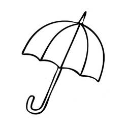Umbrella (Objects) coloring page #172721 to print and color